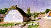 Ludwik de Laveaux Summer in Bronowice Spain oil painting artist